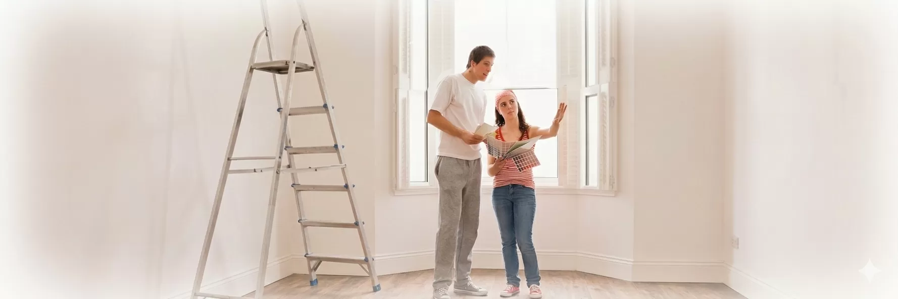 couple planning home improvement